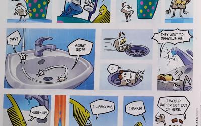 Cukřík Cyprián_kreslí Marcel Dokoupil, píše Klára Smolíková