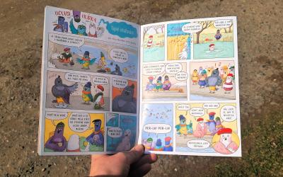 Holubí hlídka_komiks Kláry Smolíkové a Komáry