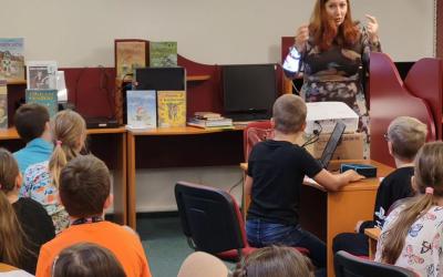 Knihovnu navštívila spisovatelka Klára Smolíková