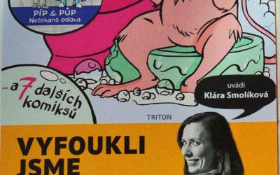 Sloupek Kláry Smolíkové o komiksové revue Bublifuk v lednové Pevnosti