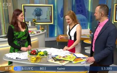 Klára Smolíková hostem Dobrého rána v ostravském studiu ČT