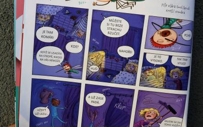 Trable komára Máry - píše Klára Smolíková, kreslí Komára 