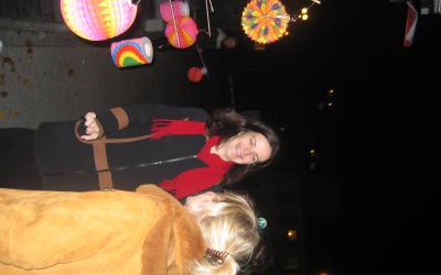 Křest probíhal na Kozím hrádku. Fotila Helena Fibrichová. 