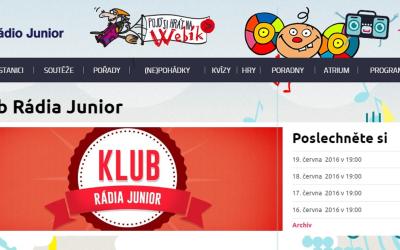 Klára Smolíková 18. června hostem v Klubu Rádia Junior