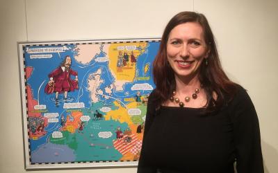 Klára Smolíková, autorka výstavy Komenský v komiksu