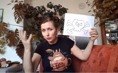 Klára Smolíková a její video o tvorbě komiksu