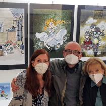 Klára \|Smolíková, Luděk Bárta a redaktorka Jitka Saturková