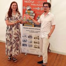 Klára Smolíková a Lukáš Vavrečka a Nečtu! Poslouchám