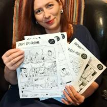 Autorka publikace Komiks a svět plný výzev Klára Smolíková