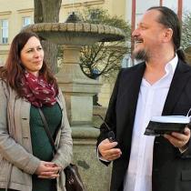 Táborský křest Mrtvé šelmy ve středu 15. 4. 2015, čtení na Klášteráku