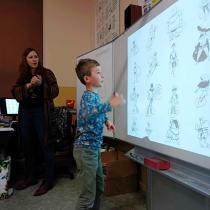 Komiksový workshop s listy z publikace Mluvíme v bublinách