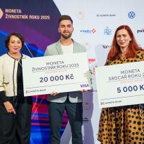 Galeristka Martina Machalíčková, pěstitel mikrobylinek Dominik Samec a spisovatelka Klára Smolíková