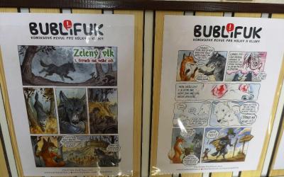 V listopadu vystavuje Městská knihovna Boskovice ukázky komiksů z komiksové revue Bublifuk.