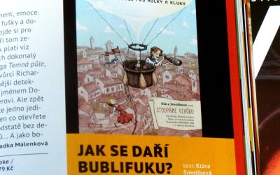 V zářijové Pevnosti najdete na komiksových stránkách i sloupek Kláry Smolíkové o Bublifuku 