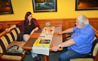 Klára Smolíková a Petr Andrle. Foto Jiří Walker Procházka