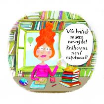 Ilustrace Báry Buchalové z knihy Kláry Smolíkové Knihožrouti: Kam zmizela školní knihovna?